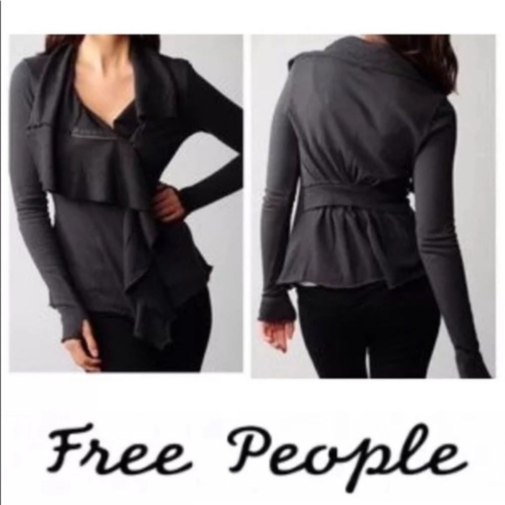 Free people zip up jacket small